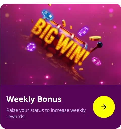 Weekly Bonuses, Raise your status to increase weekly rewards in App