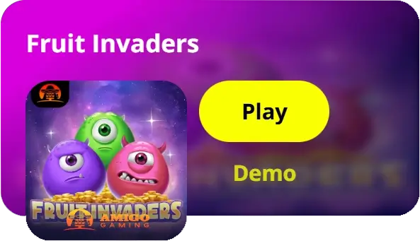 Fruit Invaders Play for Real in App